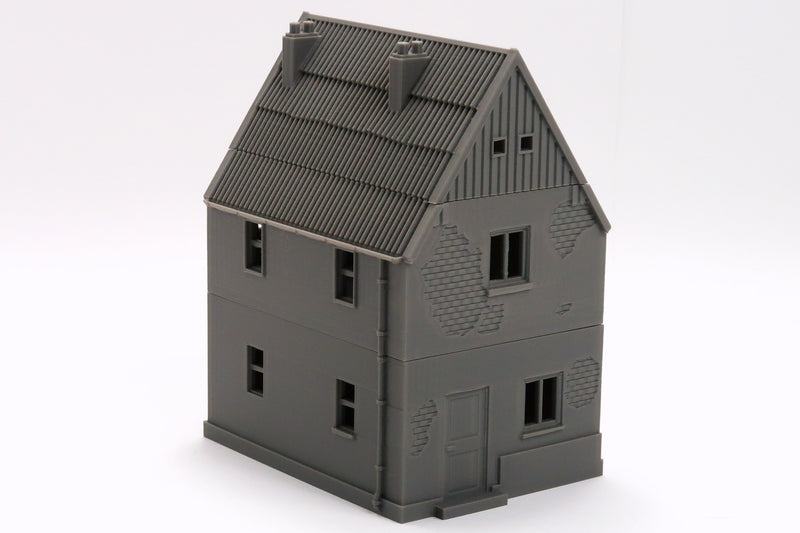 Polish Village House DS-T1 - Tabletop Wargaming WW2 Terrain | Miniature 3D Printed Model | Flames of War - Zona Alfa