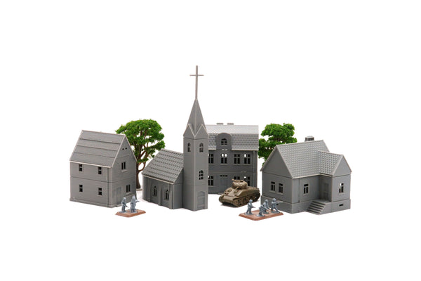 Polish Village Set (VOLUME 1) - Tabletop Wargaming WW2 Terrain | Miniature 3D Printed Model | Flames of War - Zona Alfa
