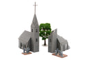 Small Chapel (Intact or Destroyed) - Tabletop Wargaming WW2 Terrain | Miniature 3D Printed Model | Flames of War - Zona Alfa