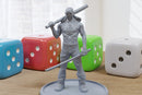 Rattler - 3D Printed Mini - Cyberpunk / Sci-Fi - Tabletop Miniature Wargaming - 28mm / 32mm Scale Minifigures