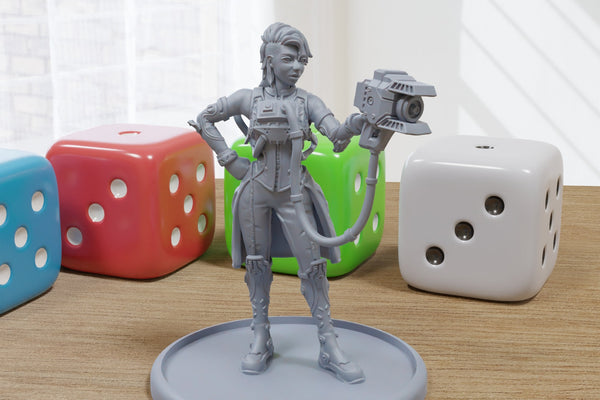 Zoologist Distillery Collection - 3D Printed Proxy Minifigure for Sci-fi Miniature Tabletop Games like Stargrave and Five Parsecs from Home