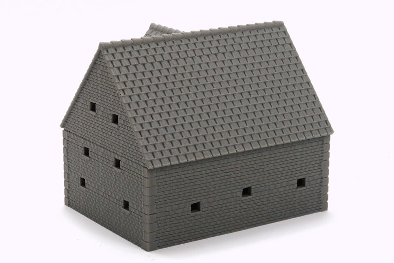 Normandy French Farm Barn - Tabletop Wargaming WW2 Terrain | Proxy 3D Printed Miniature for Bolt Action - Chain of Command - Flames of War
