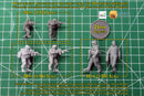Cult of Death Babes Squad Alfa - 3D Printed Proxy Minifigures for Sci-fi Miniature Tabletop Games like Stargrave and Five Parsecs from Home