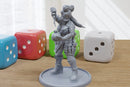Poison Mistress Gang Chemist - 3D Printed Proxy Minifigures for Sci-fi Miniature Tabletop Games like Stargrave and Five Parsecs from Home