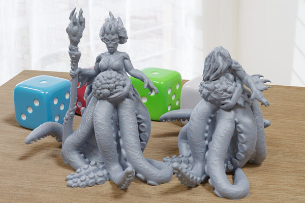 Mother Hydra - Proxy Minifigures for Miniature Games like DnD, Baldurs Gate - 28mm / 32mm Scale