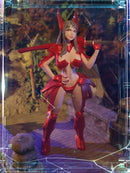 Steel Hearts Brunette Cyber Wear - Sexy Pin-Up Fan Art - 3D Resin Print Figure - 75mm Scale