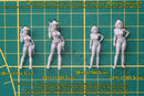 Space Cyborg Amazones - Proxy Minifigures for Miniature Games like DnD, Baldurs Gate - 28mm / 32mm Scale