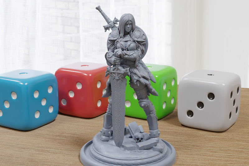 Gaedel Pin-Up - 3D Printed Minifigures for Fantasy Miniature Tabletop Games DND, Frostgrave 28mm / 32mm / 75mm