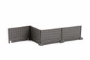 ZONA ALFA PO2 Modular Concrete Fences - 28mm & 20mm RPG Miniatures Gaming Terrain