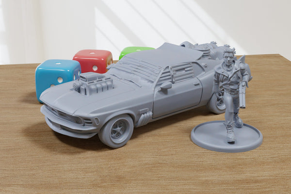 The Interceptor - 3D Printed Vehicle for Miniature Tabletop Wargames TTRPG