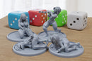 Female Captives - Pleasure Slaves - 3D Printed Minifigures for Fantasy Miniature Tabletop Games, TTRPG, DND, Frostgrave