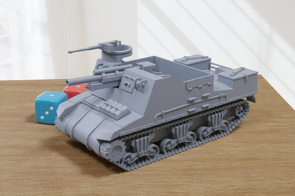 M7 Priest Self-Propelled Gun (Korean War) - 3D Printed Miniature Wargaming Combat Vehicle - 28mm / 20mm / 15mm Scale