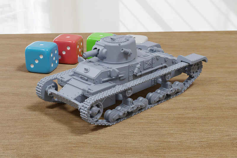Matilda I - A11 Infantry Tank Mark I - 3D Printed Miniature Wargaming Combat Vehicle - 28mm / 20mm / 15mm Scale