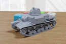 Tankette Type 92 Jyu-Sokosha (early) Tank - 3D Printed Miniature Wargaming Combat Vehicle - 28mm / 20mm / 15mm Scale