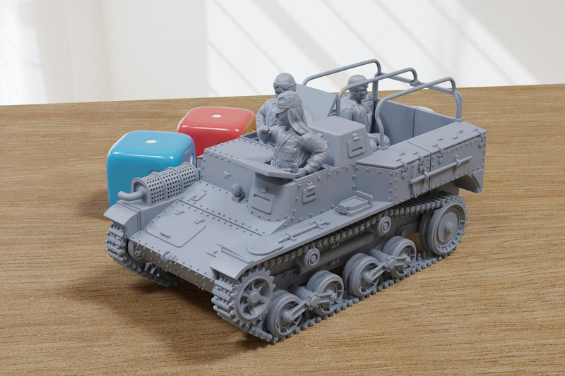 Type 98 So-Da Carrier - 3D Printed Miniature Wargaming Combat Vehicle - 28mm / 20mm / 15mm Scale