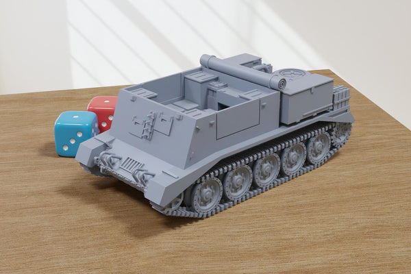 Crusader Gun Tractor - 3D Printed Miniature Wargaming Combat Vehicle - 28mm / 20mm / 15mm Scale