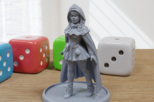 Lirael Maiden Sexy Pinup 3D Printed Minifigures for Fantasy Miniature Tabletop Games DND, Frostgrave 28mm / 32mm