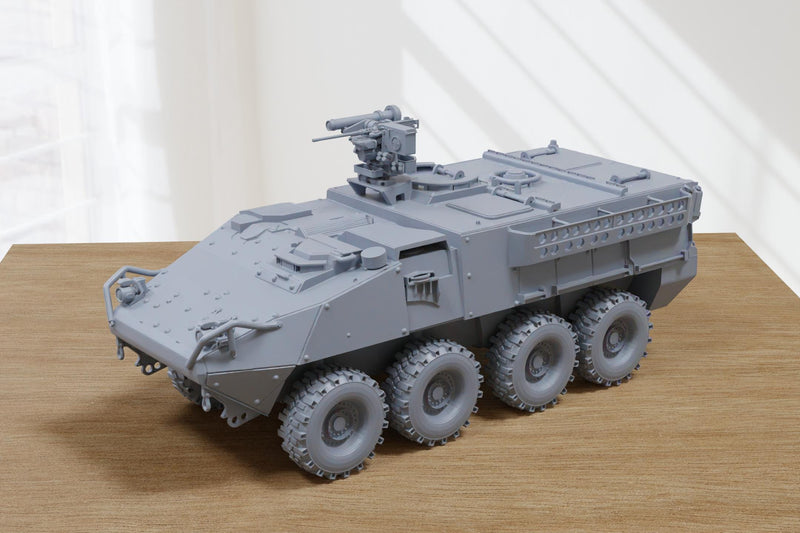 M1126 Stryker CROWS IPV - 3D Printed - 28mm Scale - Miniature Wargaming Vehicle - Tabletop Wargames