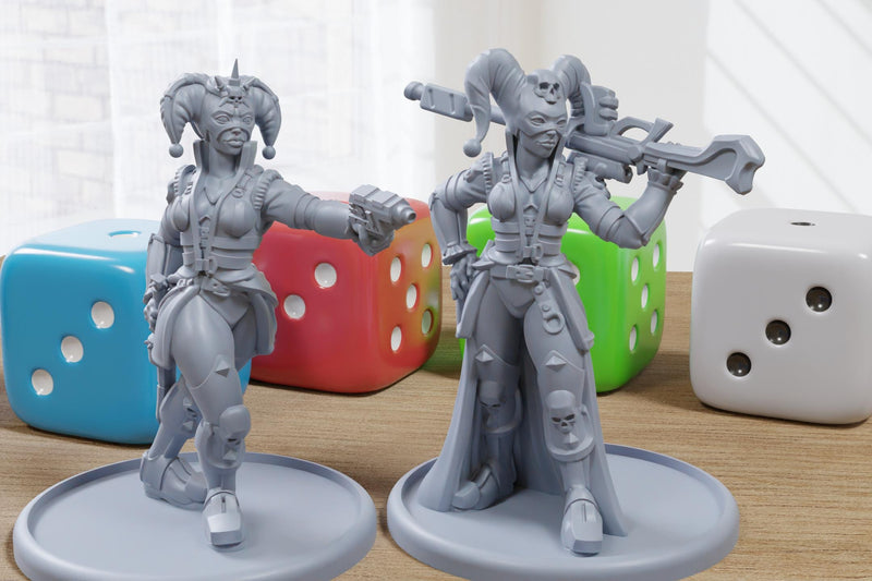 Twin Sisters House Caraval - 3D Printed Proxy Minifigure for Sci-fi Miniature Tabletop Games like Stargrave and Five Parsecs from Home