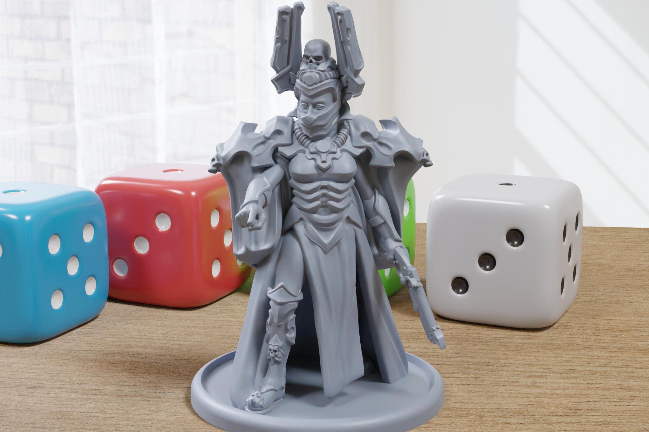 Reaping Mistress Corpse Reapers - 3D Printed Proxy Minifigure for Sci-