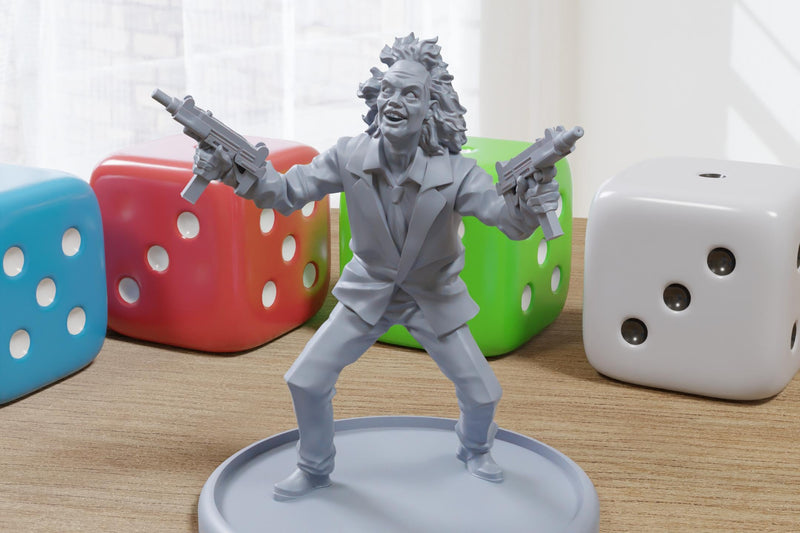 Beetlejuice - 3D Printed Minifigure for Zombie Post Apocalyptic Miniature Tabletop Games TTRPG