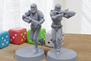 Sith Troopers Duo - 35mm Scale Proxy Minifigure for Sci-Fi Tabletop Wargames like SW Legion