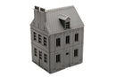 Normandy Row Cottage TS13 Corner House - French Town V4 - 3D Printed Miniature Wargaming Terrain 28mm / 20mm / 15mm Scale