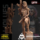 Feuer Vogel - 3D Printed Mini - Cyberpunk / Sci-Fi - Tabletop Miniature Wargaming - 28mm / 32mm Scale Minifigures