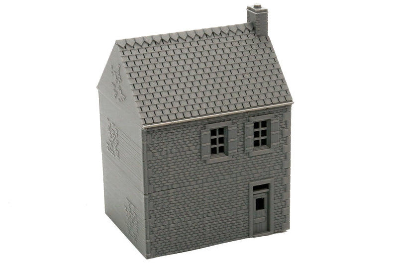 Normandy Row Cottage TS11 - French Town V4 - 3D Printed Miniature Wargaming Terrain 28mm / 20mm / 15mm Scale