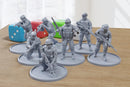 UN Peacekeeping Forces (FN FAL) - 3D Printed Miniature Wargames Minifigures - 28mm / 32mm Scale