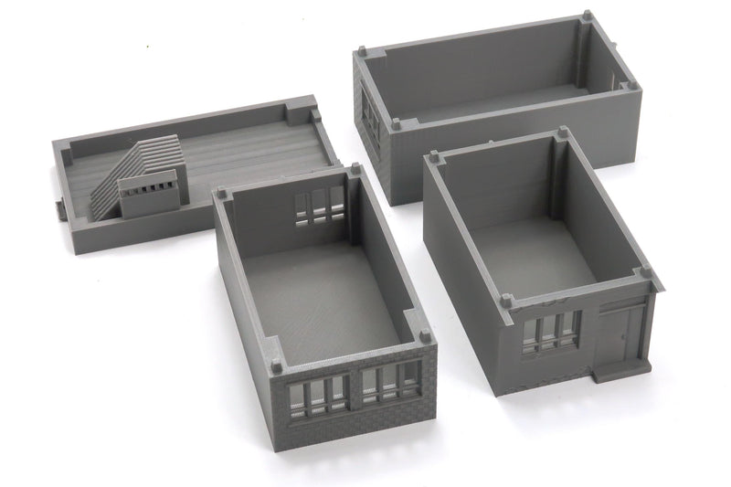 Modern Middle East Urban Building MET_01 - 3D Printed Miniature Wargaming Terrain in Various Scales