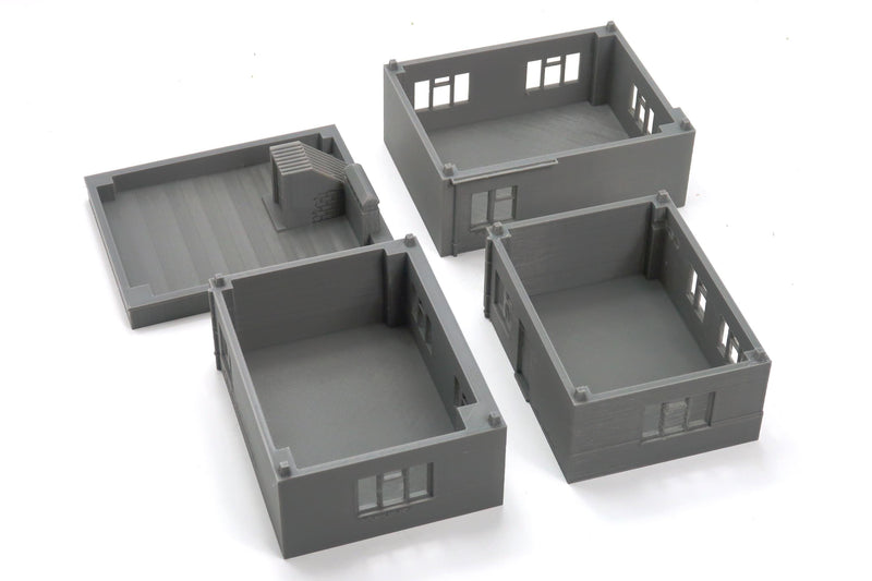 Modern Middle East Urban Building MET_04 - 3D Printed Miniature Wargaming Terrain in Various Scales