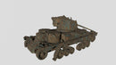 Destroyed Cruiser tank A9 - 3D Printed Miniature Wargaming Combat Vehicle - 28mm / 20mm / 15mm Scale
