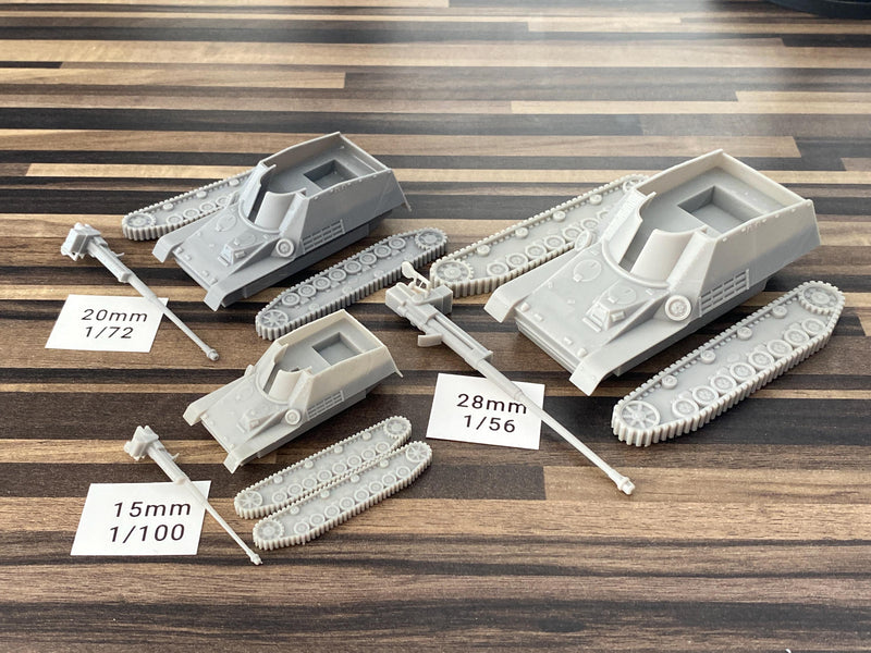 Nashorn - WW2 German Tank - 3D Resin Printed 28mm / 20mm / 15mm Miniature Tabletop Wargaming Vehicle