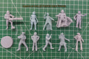 Modern African PKM Team - 3D Printed Miniatures for Tabletop Wargames - 28mm / 32mm Scale Minifigures