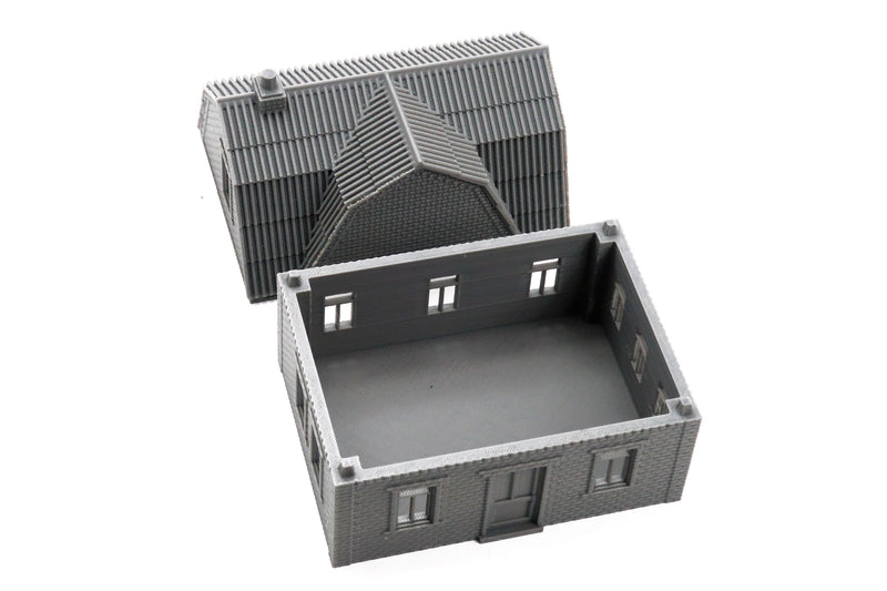 Ukrainian Suburban House USH_02 - 3D Printed Miniature Wargaming Terrains - Ideal for Zona Alfa and Modern Combat