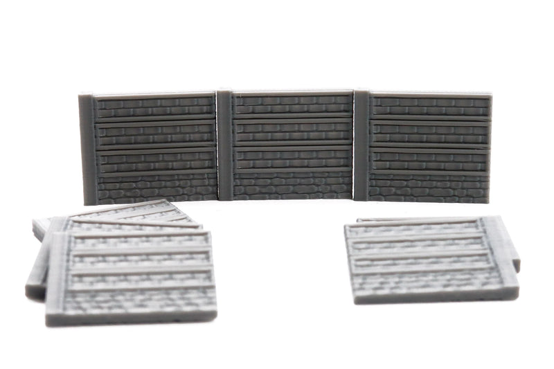 East European Modern Concrete Walls - 3D Printed Miniature Wargaming Terrains - Ideal for Zona Alfa and Modern Combat