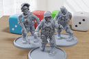 Stalker Soldier Zombies - 3D Printed Minifigures - Post Apocalyptic Miniature for Tabletop Wargames like Zona Alfa