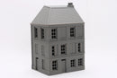 Caen Corner Buildings Set - WW2 Normandy Scenery - 3D Printed Miniature Wargaming Terrain 28mm / 20mm / 15mm Scale