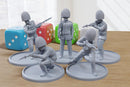 British Royal Guards - 3D Printed - 28mm Scale - Miniature Wargaming Minifigures - Tabletop Wargames