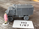 Unimog Funkkoffer (Radio) - 3D Printed - 28mm Scale - Miniature Wargaming Vehicle - Tabletop Wargames - Model Railroad
