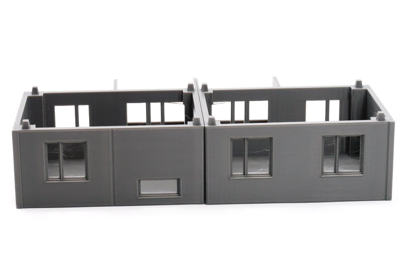 Soviet Apartments Block Type 2 - Zona Alfa / Cold War in the East - 3D Printed Miniature Wargaming Terrain 28mm / 20mm / 15mm Scale