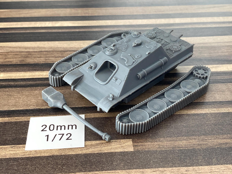 Jagdpanzer - WW2 German Tank - 3D Resin Printed 28mm / 20mm / 15mm Miniature Tabletop Wargaming Vehicle