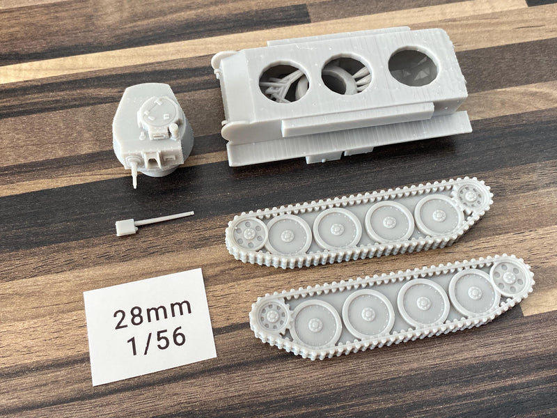 PZ.KPFW 38T - WW2 German Tank - 3D Resin Printed 28mm / 20mm / 15mm Miniature Tabletop Wargaming Vehicle