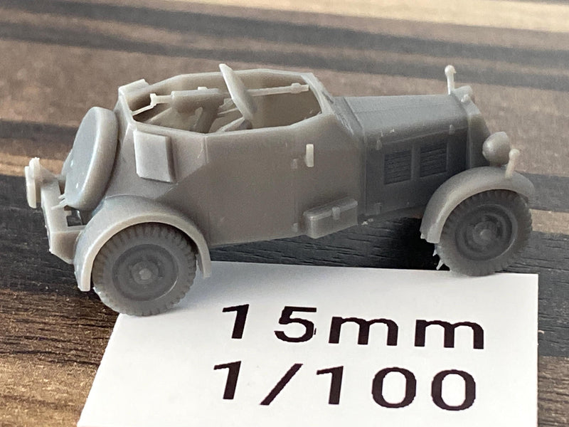 Kfz 13 Maschinengewehr-Kraftwagen WW2 German - 3D Resin Printed 28mm / 20mm / 15mm Miniature Tabletop Wargaming Vehicle