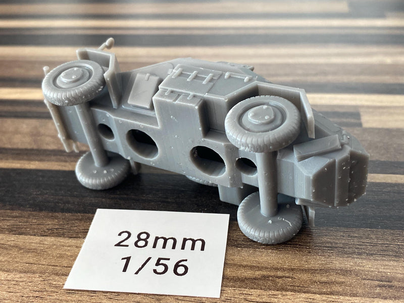 SD KFZ 222 German WW2 Light reconnaissance vehicle - 3D Resin Printed 28mm / 20mm / 15mm Miniature Tabletop Wargaming Vehicle