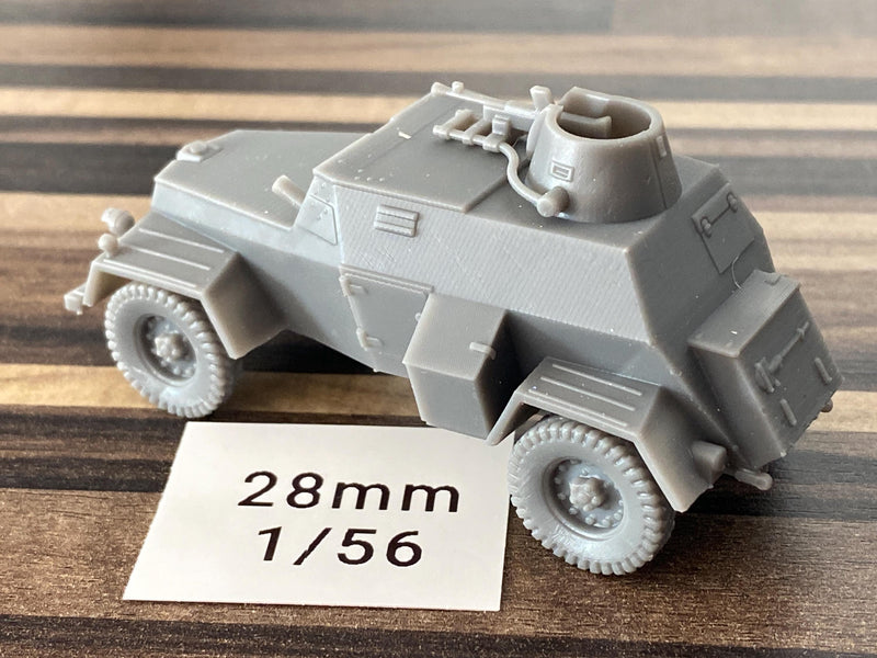 Humber Light Reconnaissance Car (Humberette) WW2 British 3D Resin Printed 28mm / 20mm / 15mm Miniature Tabletop Wargaming Vehicle