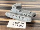 Mark A Whippet British World War 1 Tank - 3D Resin Printed 28mm / 20mm / 15mm Miniature Tabletop Wargaming Vehicle