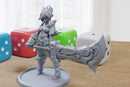 Ryven Elf Sexy Pin-Up - 3D Printed Minifigure for Fantasy Miniature Tabletop Games DND, Frostgrave 28mm / 32mm / 75mm