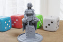 Sable Cursed Assassin Sexy Pin-Up - 3D Printed Minifigure for Fantasy Miniature Tabletop Games DND, Frostgrave 28mm / 32mm / 75mm